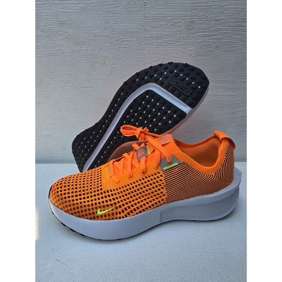 Nike Interact Run SE Running Shoe Total Orange Volt HJ4294-800 Men's Size 10.5 - Picture 1 of 9